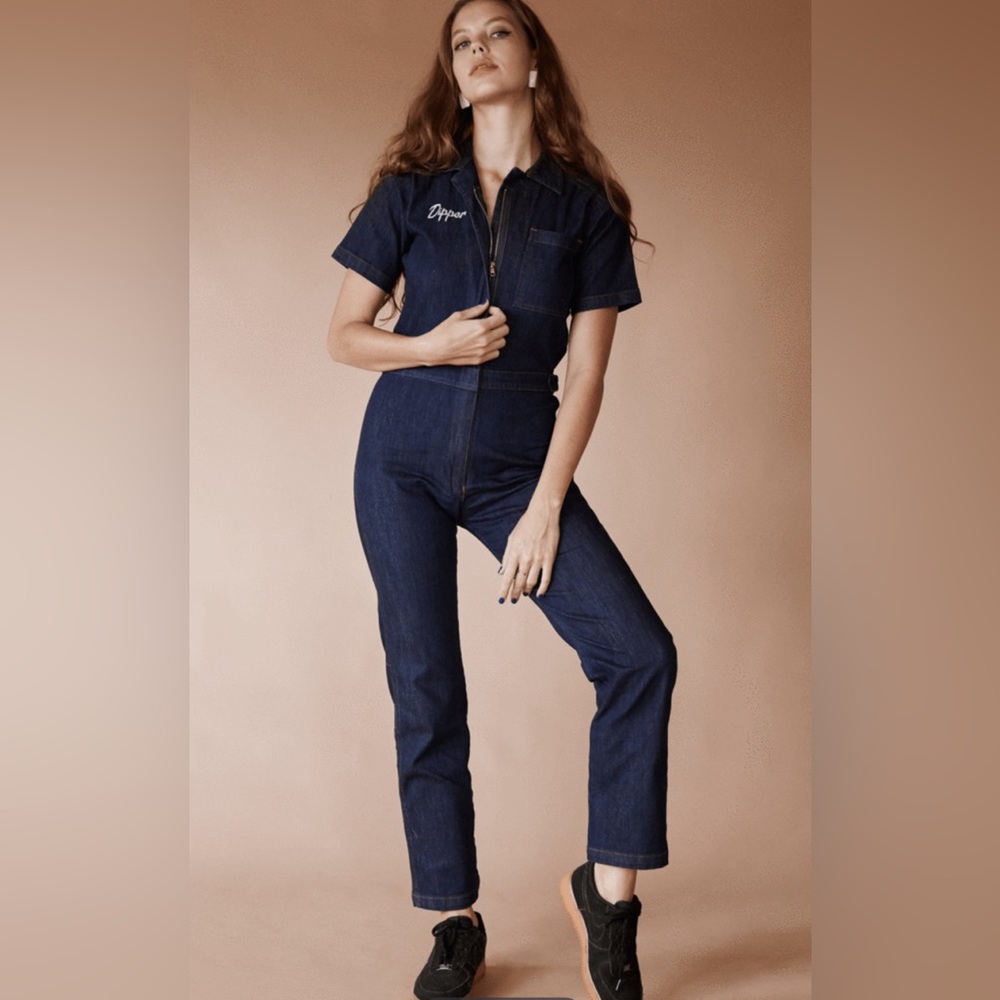 Sugarhigh Lovestoned Little Dipper Denim Jumpsuit